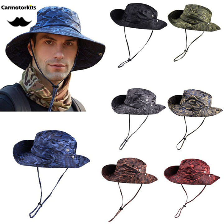 UV Protection Bucket Hat Fishing Hunting Safari Summer Men Sun Hat  Fishermans Hat Men Women Outdoor Caps Straw Bucket Hat Sport Sun Caps