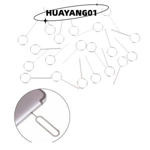 HUAYANG01 [2023 new HOT FASHION] 20Pcs lot Universal Sim Card Tray Ejector Eject Pin Key Removal Tool for Phone