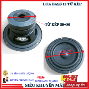 Loa bass 12 Sony từ kép  80 côn 20 gân cao su giá 1 chiếc