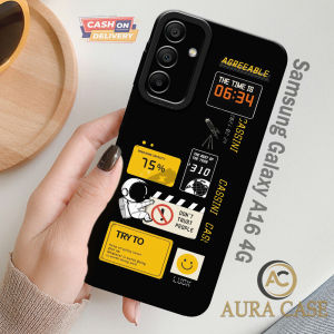 Case Hp Samsung Galaxy A16 4G Motif Cartoon Astronot Bahan Softcase silicon Lentur - Skin / Casing Handpone - Aksesoris Ponsel - Fashion Case - HONTINGA - JOLERA - JOYOLA - CASEHUB