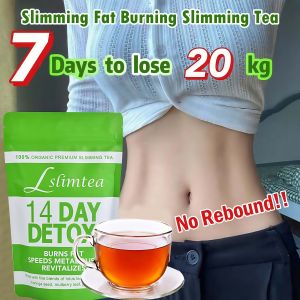 14 Days 100% Organic Detox Slimming Tea No Rebound Health Care Detox Tea Fat Burning Slimming Healthy Weight Loss Management Health Detox Tea Herbal Slimming Cleansing Tea Only 7 Days To See Results Belly Fat Tea