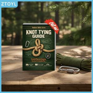 ZTOYL Essential Outdoor Knot Tying Guide Book Step by Step Instructions 50 Knots for Camping Survival Safety
