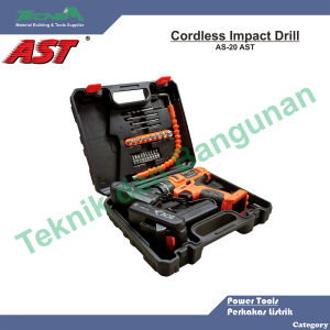 Cordless Impact Drill / Mesin Bor Baterai (Impact) AS-20 AST