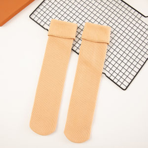 READY STOCK SC03A 1 Pair Socks Warm Solid Colors Cotton Mid Calf Socks Men Woman Casual Basic Ankle Socks Ladies Woman Stokin Stocking Perempuan