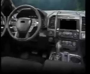 Keptrim for F150 ABS Carbon Fiber Dashboard Center Console Dash Board Trim for 2015-2020 Ford F150 2017-2020 F250 F350 3pcs