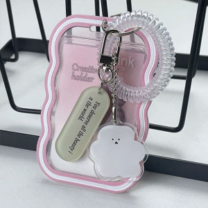 1pc Transparent Card Case Gradient Color Photocard Holder for Kids Transparent Fashion Student Card Case Lovely ID Card Bus Card Protector Films