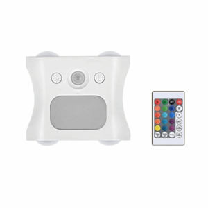 HUADIN RGB 16 Colors Human Body Sensor Wall Lamp Intelligent Rechargeable Smart Wall Light Ambient Lights ic Motion Sensor Night Light Hallway