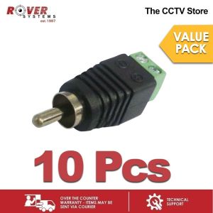 Endura RCA Plug with Terminal Block RCA Connector Pack of 10pcs.