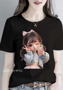 KAOS ATASAN CUTE GIRLS/COTTON COMBED WANITA