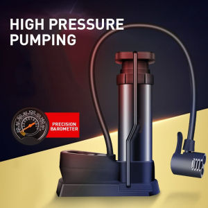 Pompa Injak Kaki Foot Pump Portable Ban Motor Mobil Sepada Bola Pompa Angin Sepeda Portable Pump