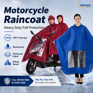 Waterproof Double 2-Person Convenient Motor Raincoat for Adult Hooded Outdoor Men and Women
