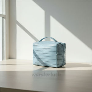 Wanderlush Structured Beauty Kit | Large Makeup Bag Organiser Travel Vanity Bag Cosmetic Pouch Beg Makeup Travel Kit 化妆包