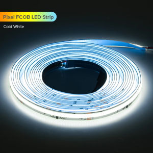 Ws2811 COB Chảy dải đèn LED nước máy Đua Ngựa Đuổi Theo Ánh Sáng Pixel Tuyến Tính Đèn 24V 360 Đèn Led/M 5M Lạnh màu trắng ấm Tự Nhiên