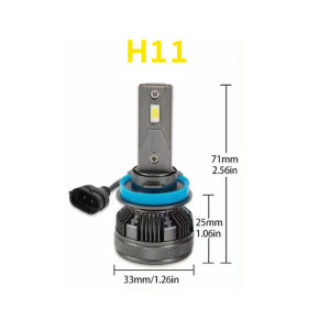 (2PC)ไฟหน้ารถยนต์ LED H4 H11 H1 H7 9005 9006 ซุปเปอร์สว่าง 120W 18000LM แสงขาว 6500K หลอดไฟรถยนต์ ชุดไฟหน้ารถ