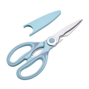 [SG SELLER] Multifunctional Stainless Steel Kitchen Scissors Chicken Scissors Scale Fish Bottle Opener