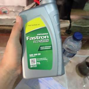 Oli Mesin Fastron Eco Green API SN/GF-5 SAE 5W-30 kemasan 1 liter Oli Ramah Lingkungan Untuk Mobil - Lazada