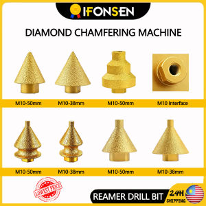 Mata Gerudi Tirus M10 Interface 38/50mm Diamond Chamfering Reaming Tool Marble Tile Hole Opener Dry Grinding Head