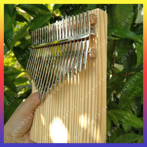 Đàn Kalimba 21 phím American Pine gỗ nguyên khối giá tốt - kèm phụ kiện âm vang hay không tịt nốt.