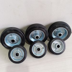 Roda Trolley 4" inch Wheel Only/Roda Karet/Roda Lori/ Roda Gerobak