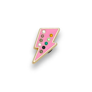 Metal jibbitz charm Shoe Buckle Shoe Accessories Pink Butterfly Flower Diamond Four-leaf Clover Gem Pendant High Quality Decorative Buckle