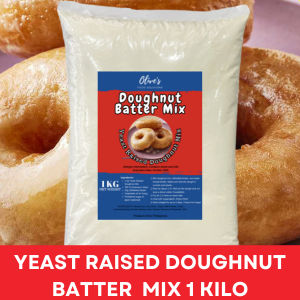 Olives Yeast-Raised Doughnut Batter Mix 1 Kilo – 30 Servings | Soft Chewy & Fluffy Donuts