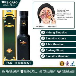 Obat Sinusitis Hidung Paling Ampuh - Sinusitis Pilek Menahun Untuk Anak dan Dewasa - Sinusitis Kronis - Polip Hidung - Hidung Tersumbat Mampet Tidak Bisa Mencium Sesak Nafas Hidung Bau Herbal BPOM MBiopro