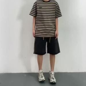 COD Seluar Lelaki Musim Panas Lima Suku Nipis Denim Seluar Pendek Lelaki Pakaian Luar Seluar Lelaki Seluar Lapang Lurus Longgar Sem