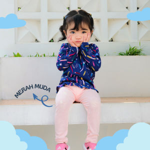 BOBOHO - CELANA LEGGING POLOS GAYA KASUAL  ANAK BAYI PEREMPUAN BAHAN RAYON SPANDEK LEMBUT
