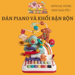 Đồ Chơi Giáo Dục Đa Giác Quan Cho Bé Kèm Piano Khối Bận Rộn Kích Thích Vận Động ! ChunChinToyKingDom