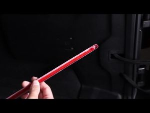 Cornerr JeCar Car Rear Trunk Tailgate Decoration Strips Cover Sticker For Jeep Wrangler JL 2018 up Interior Accessories 9H4B3