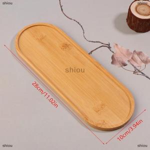 [COD] shiou Multi Bamboo Tray Wood Saucer Flower Pot Tray Cup Pad Coaster Plate For Kitchen Decorative Plate Creative Coaster Coffee Cup Mat