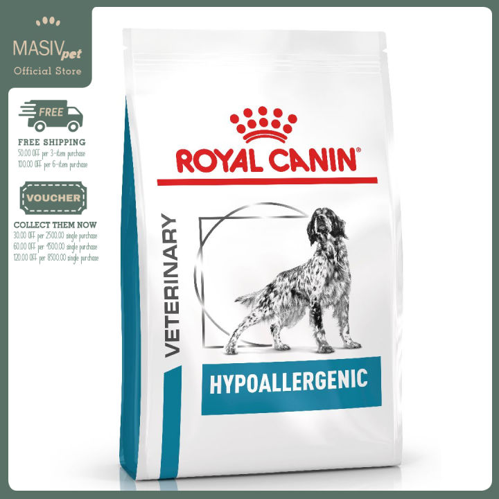 Royal Canin Hypoallergenic 7kg Dog Dry Food Pellets Kibbles Canine  Veterinary Diet Big Bag Lazada PH