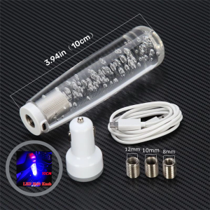 10/10/15/20/25/30/3540CM Gear Shift Knob Universal LED Crystal Lever Kambyo For Car Truck Handl Manual Colorful