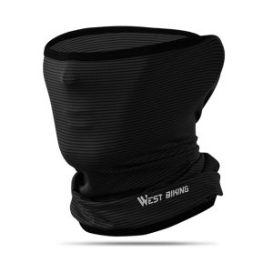 WEST BIKING Cycling Face Mask Breathable Tube Mask Running Hiking Fishing Sports Bandana Scarf UV400 Ice Silk Bike Half Face Mask