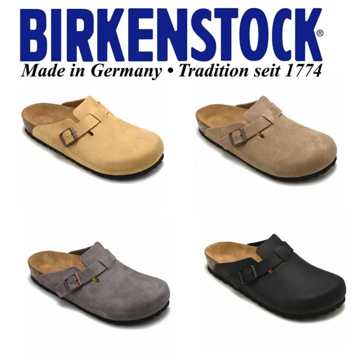 Birkenstock Men/Women Classic Cork Slippers Beach Casual Shoes Boston ...