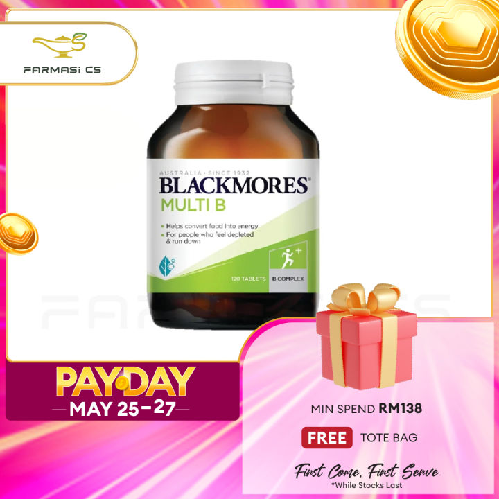 BLACKMORES Multi B 120 tablets EXP02/2026 [ Vitamin B Complex ] Lazada