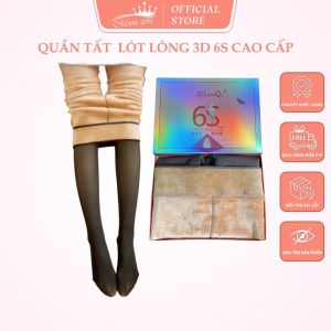 Quần tất nữ 3D 6S lót lông siêu dày đẹp siêu ấm giữ nhiệt-HLS