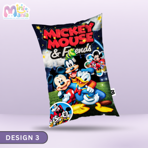 Mickey Mouse Pillow - Mugmania - Cartoon Pillow - Kids Pillow (Available in 3 Sizes)