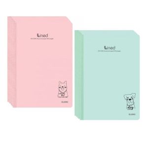 Lốc vở kẻ ngang có chấm may dán gáy B5 Klong 840 / 841 / 842 kích thước (175 x 250)mm