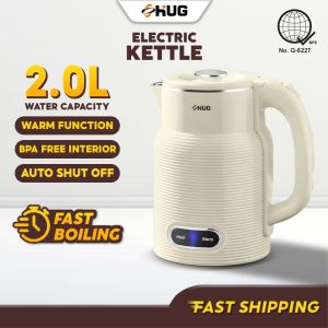 Hug 2.0 Liters Stainless Steel Fast Boiling Electric Kettle with Keep Warm Feature - EK-23W