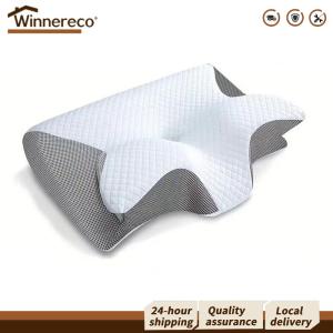 【Winnereco】 หมอนรองคอสำหรับคุณแม่ตั้งครรภ์ ทำจากโฟมเมมโมรี่ระบายอากาศได้ดี ช่วยลดอาการปวดคอและไหล่ในช่วงพักผ่อน