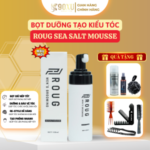 Bọt Tạo Kiểu Tóc ROUG Sea Salt Mousse 150ml – Dưỡng Tạo Phồng & Bảo Vệ Tóc Hiệu Quả