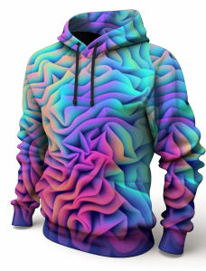 2025 New Spring & Fall Hoodie Sweatshirt Graphic Color Block Mens Fashion 3D Print Hoodie Hoodies Long Sleeve Hooded Print Front Pocket