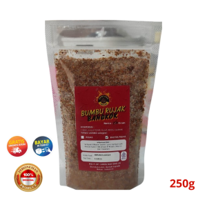 Bumbu Rujak Bangkok 250g 500g Gatot Koco Pedas Manis Asin Terasi Udang Buah Jambu Kristal