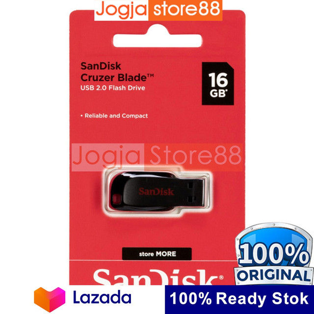 Flashdisk SanDisk Cruzer Blade | USB 2.0 Flash Drive | Lazada Indonesia