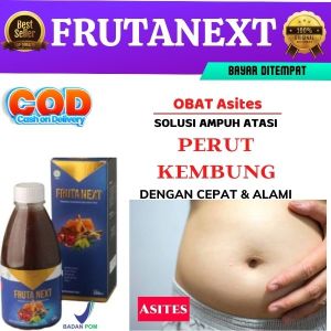 FRUTANEXT Obat Asites - Ascites - Perut Bengkak - Perut Kembung - Busung Air Penumpukan Cairan di Perut Herbal Terbaik FRUTA NEXT