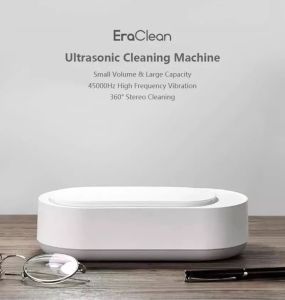 Xiaomi Youpin EraClean Ultrasonic Cleaner for Jewelry Glasses Watches 45000Hz High Frequency Vibration Wash Machine Youth Version (Singapore Seller)