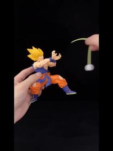 Figure Goku Kamehameha Touch Magnetic Night Light Model Ornament Desk Decor Anime Toy Gift