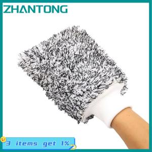 ZHANTONG 1Pc Car Wash Microfiber Glove Wheels Wash Mitt Non-Slip Soft Easy To Cleaning Car Wheel Mitt Car Accessories