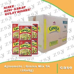 *1 BOX AJI-GINISA MIX FLAVOR SEASONING 8g (PACK OF 16) x 54pack = 864pcs